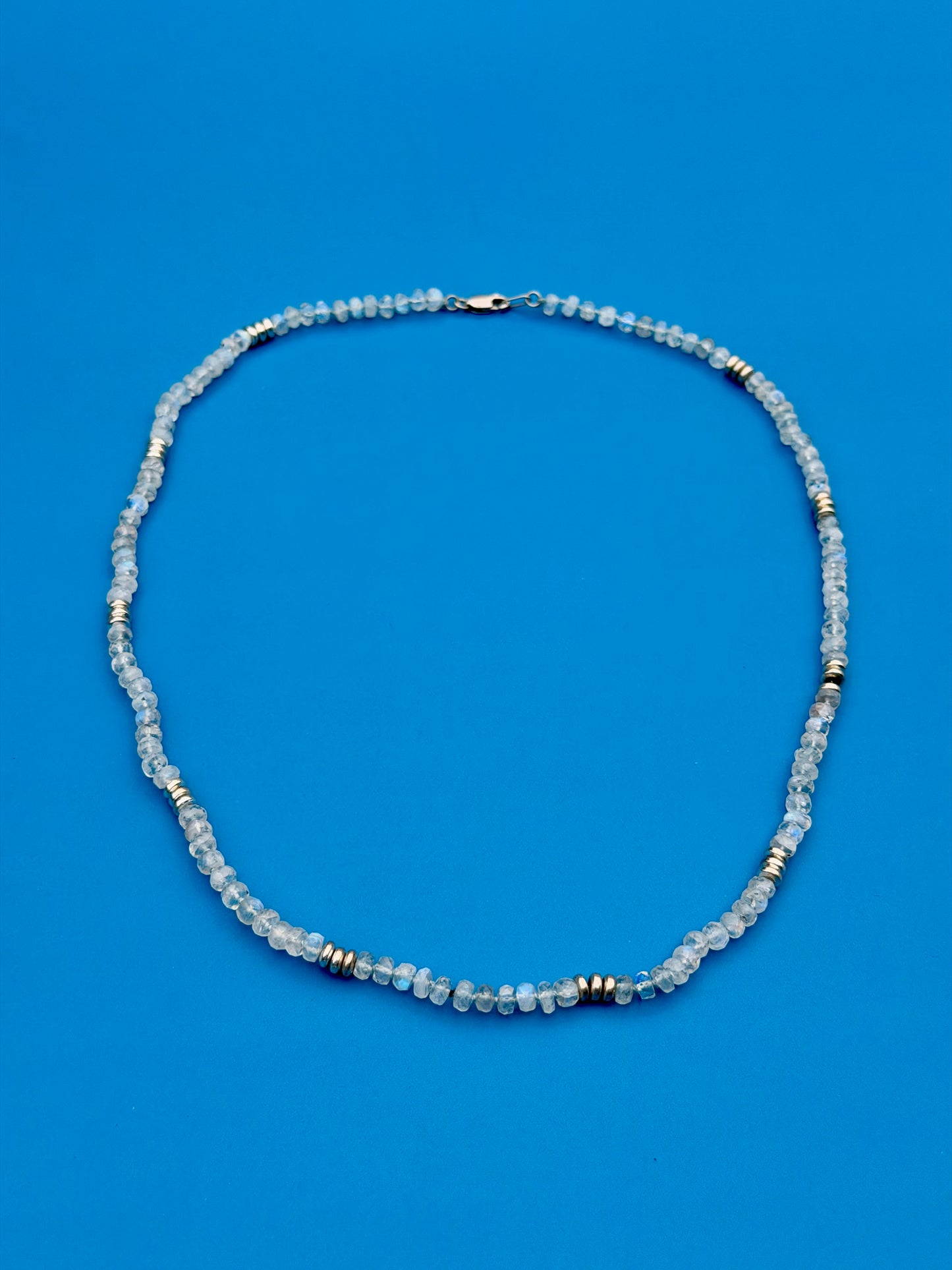 Moonstone & Sterling Silver Strand