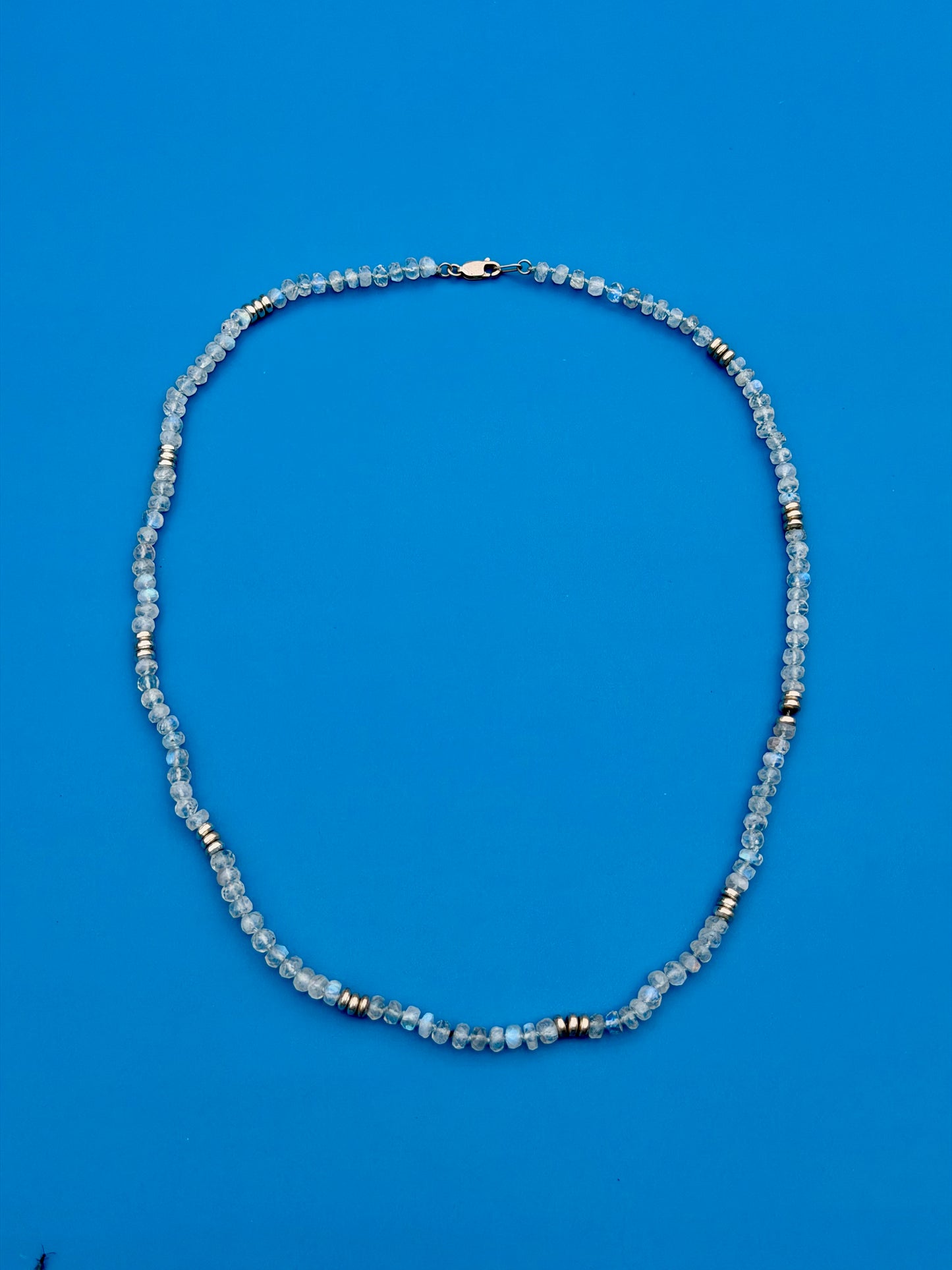 Moonstone & Sterling Silver Strand