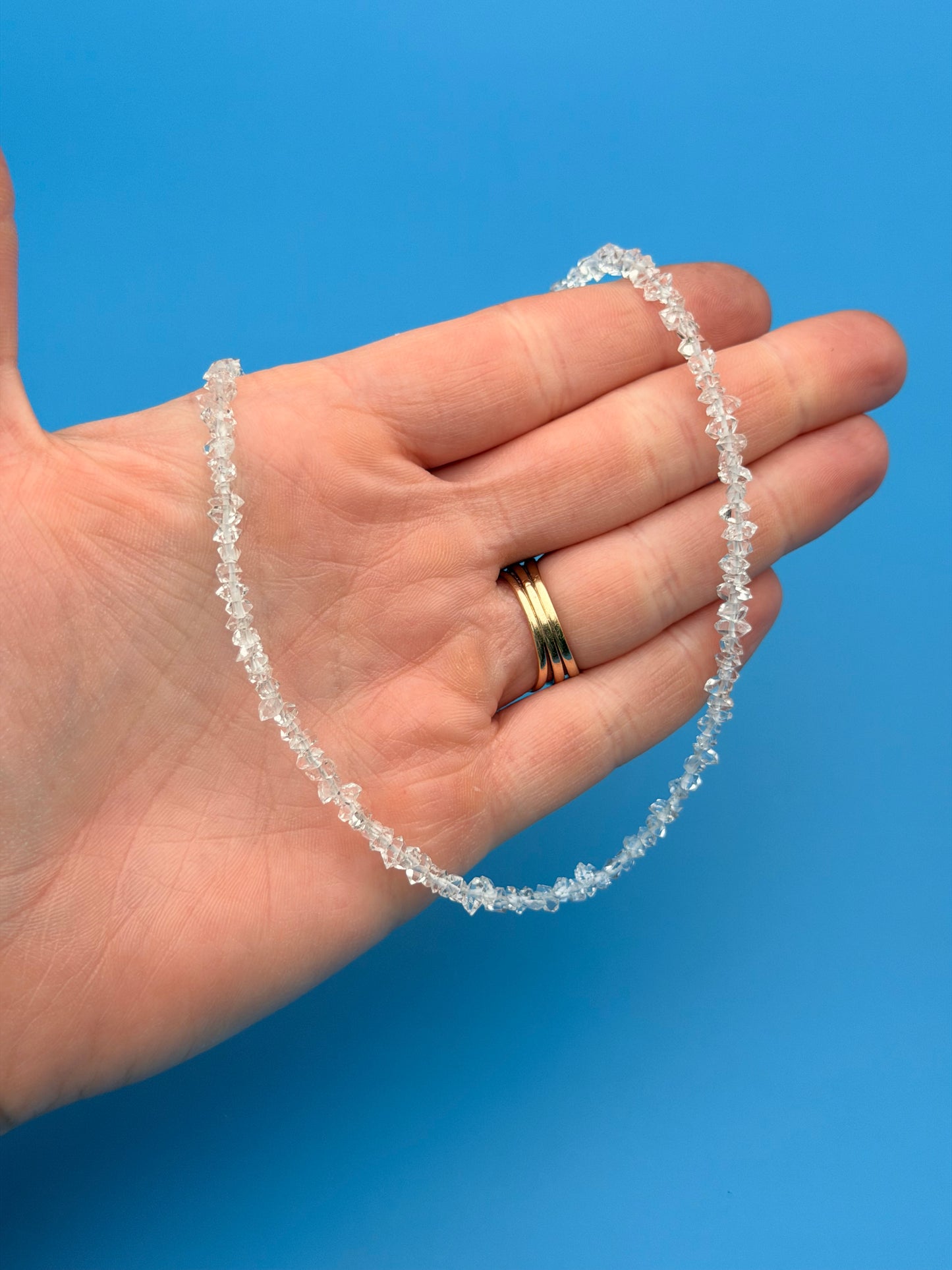 Small Herkimer Diamond Strand