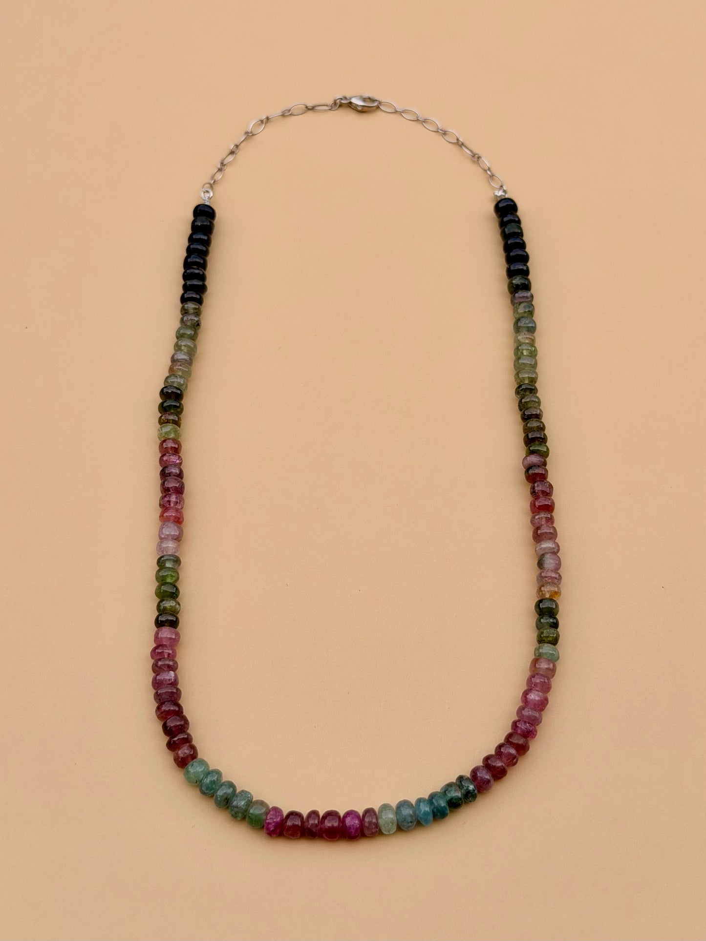 Watermelon Tourmaline Necklace