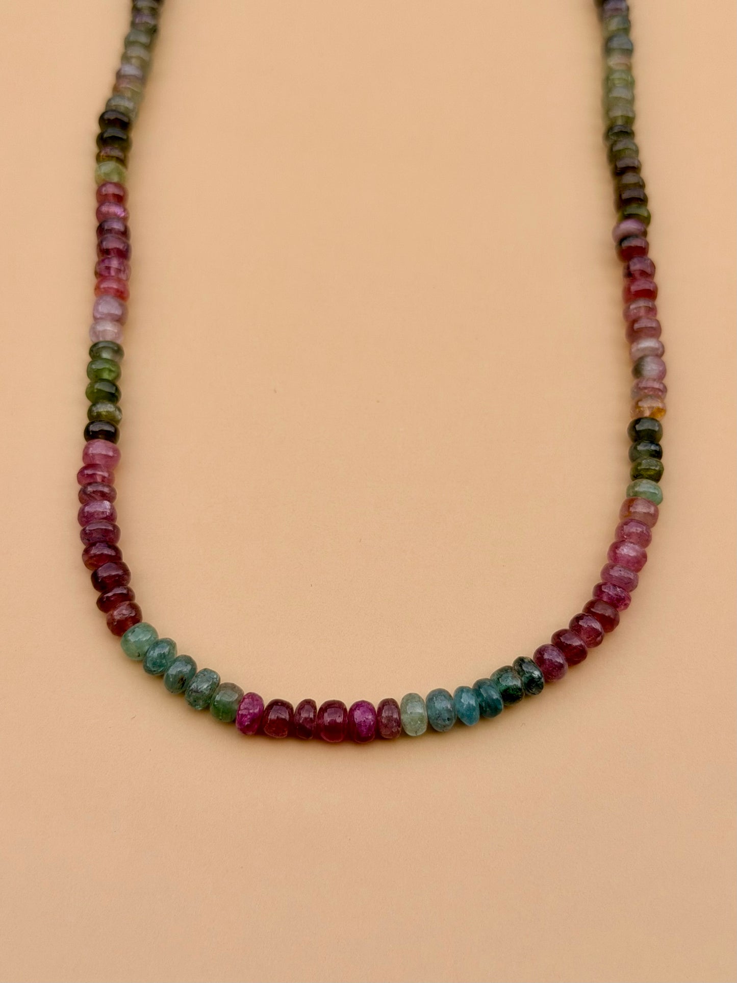 Watermelon Tourmaline Necklace