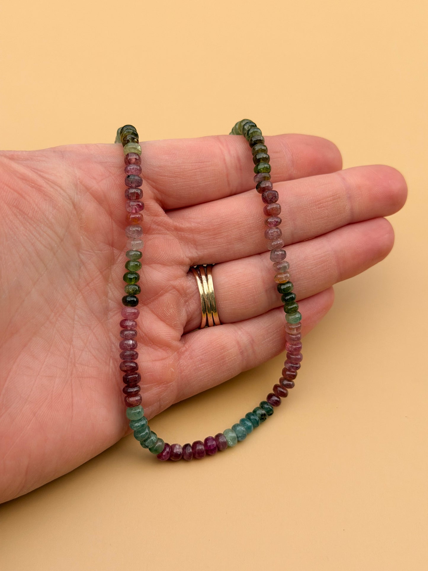 Watermelon Tourmaline Necklace