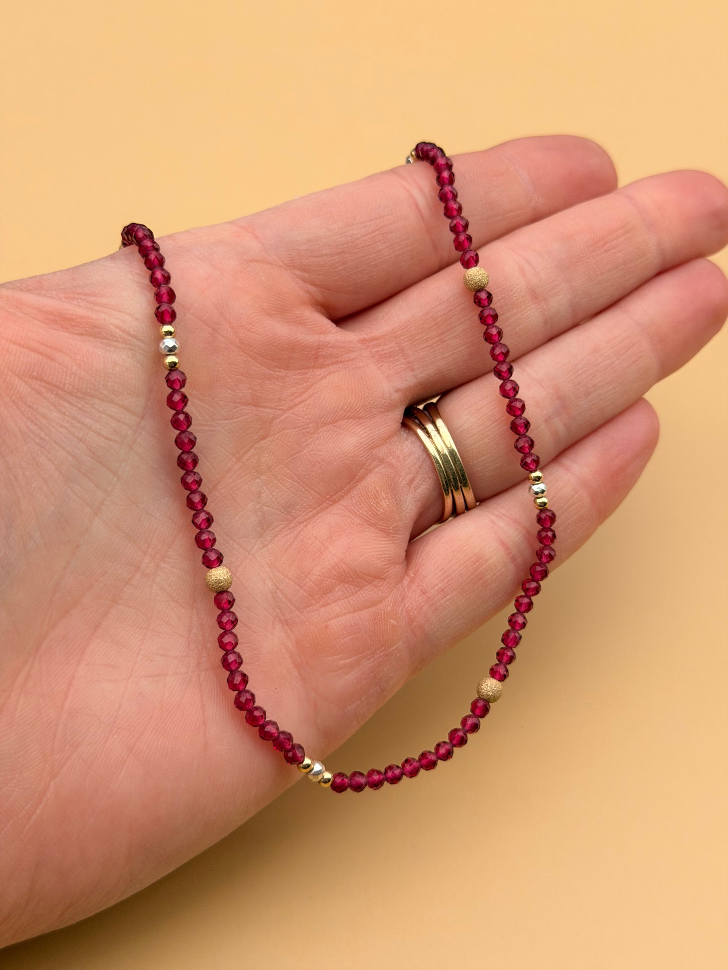 Two Tone Lab Ruby Strand