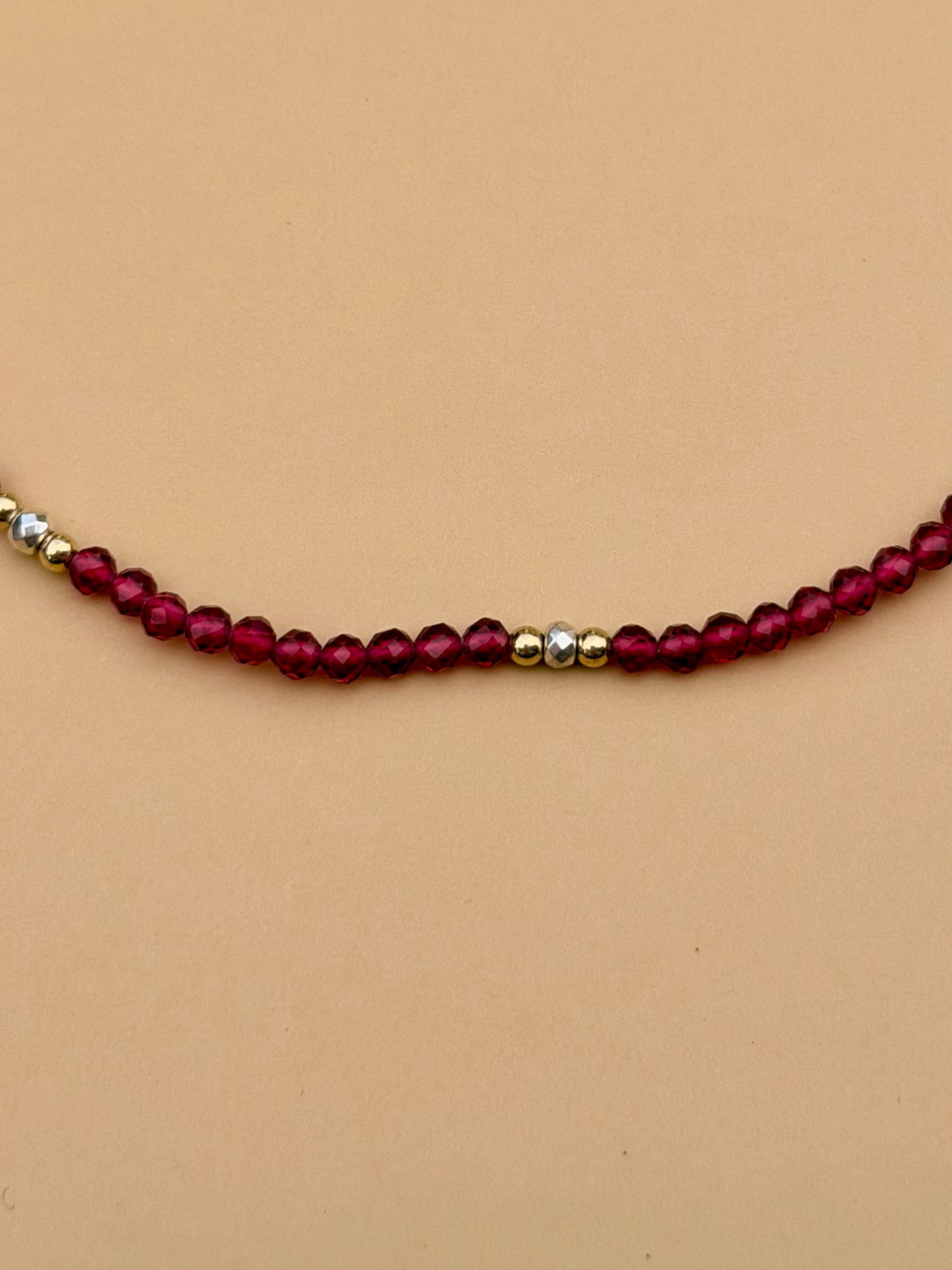 Two Tone Lab Ruby Strand