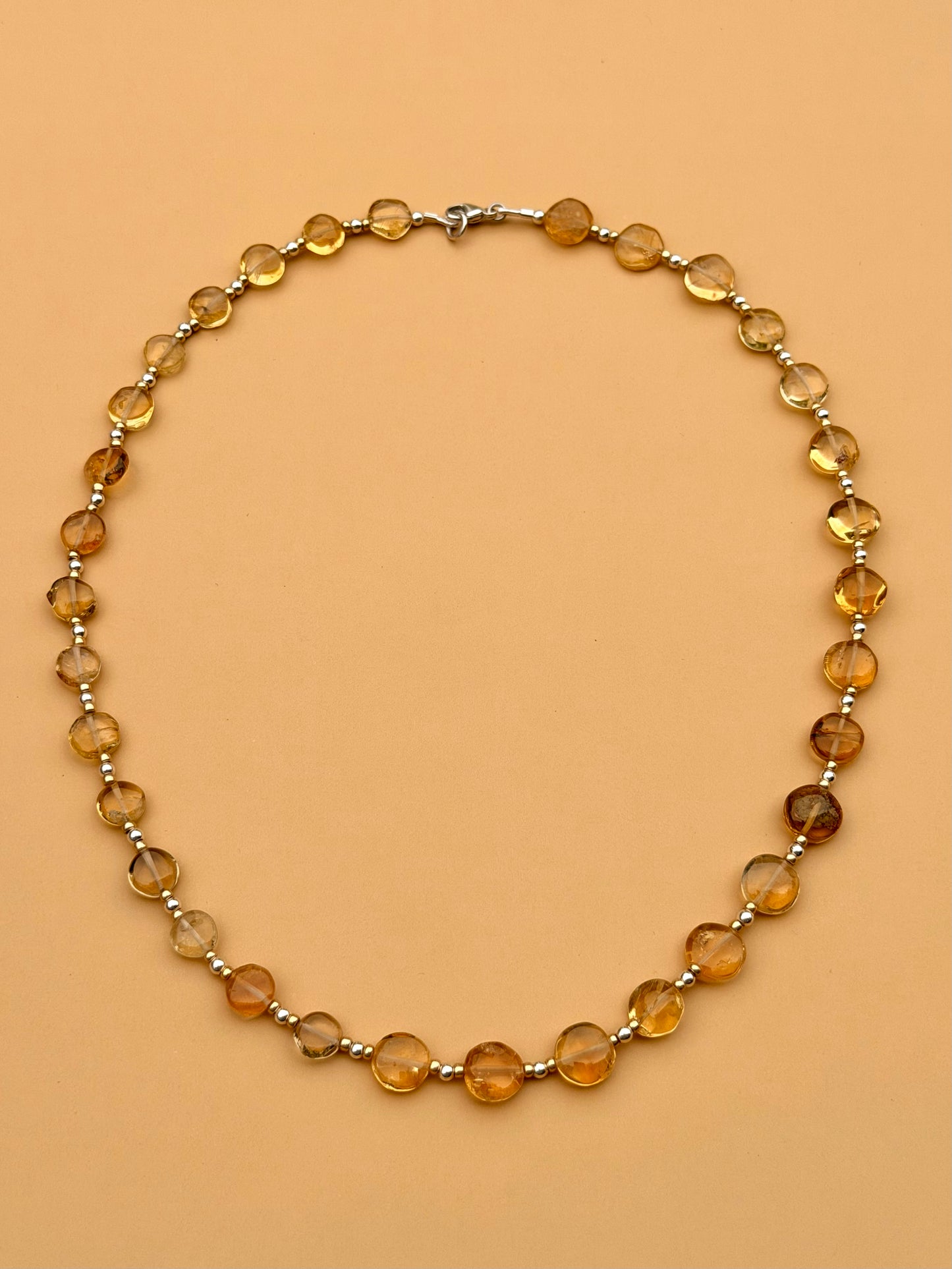 Two Tone Citrine Strand
