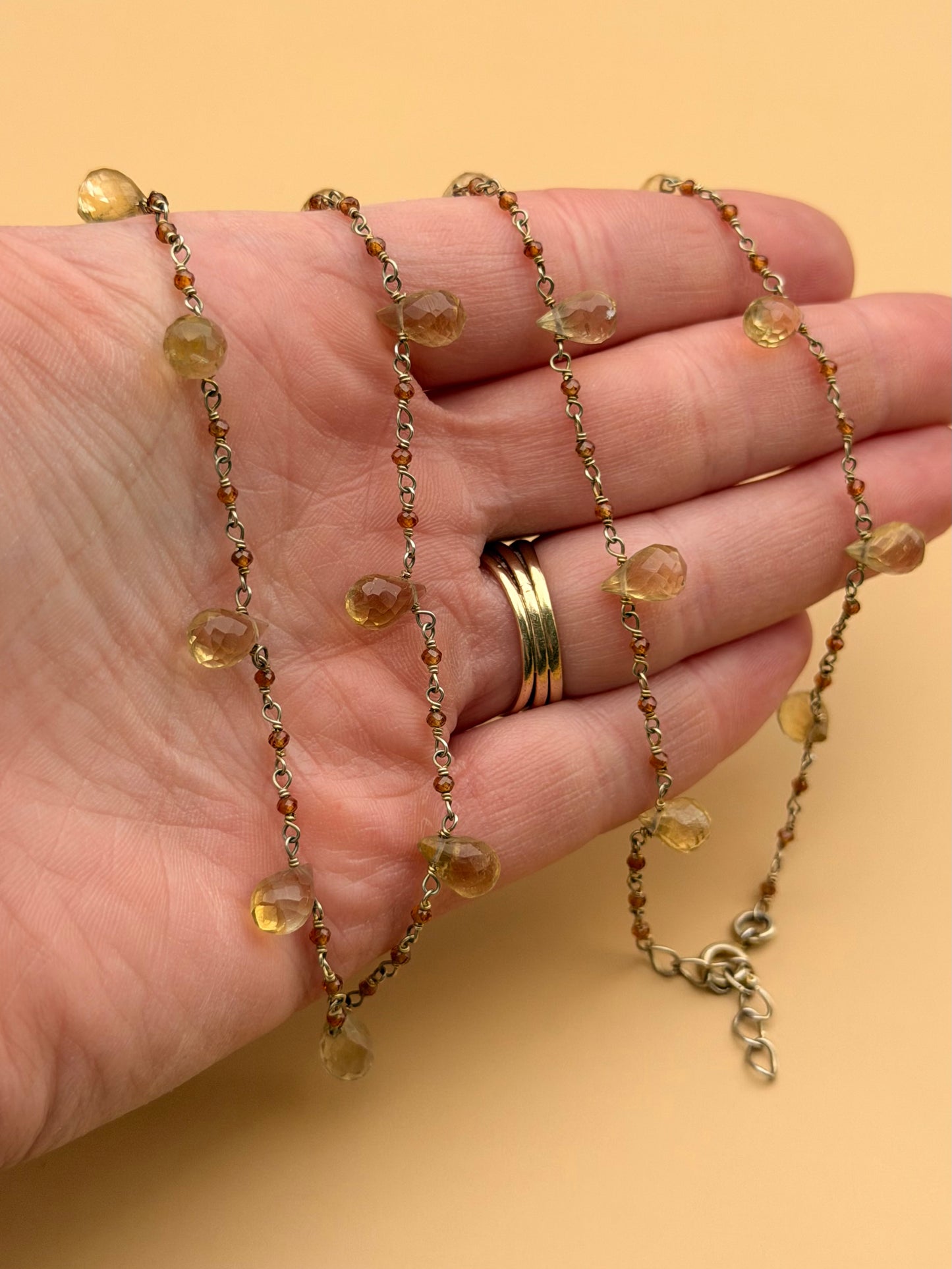 Vermeil Citrine Wired Strand