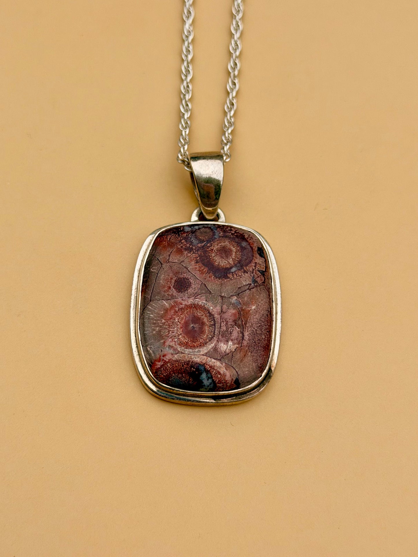 "Birdseye" Rhyolite Necklace