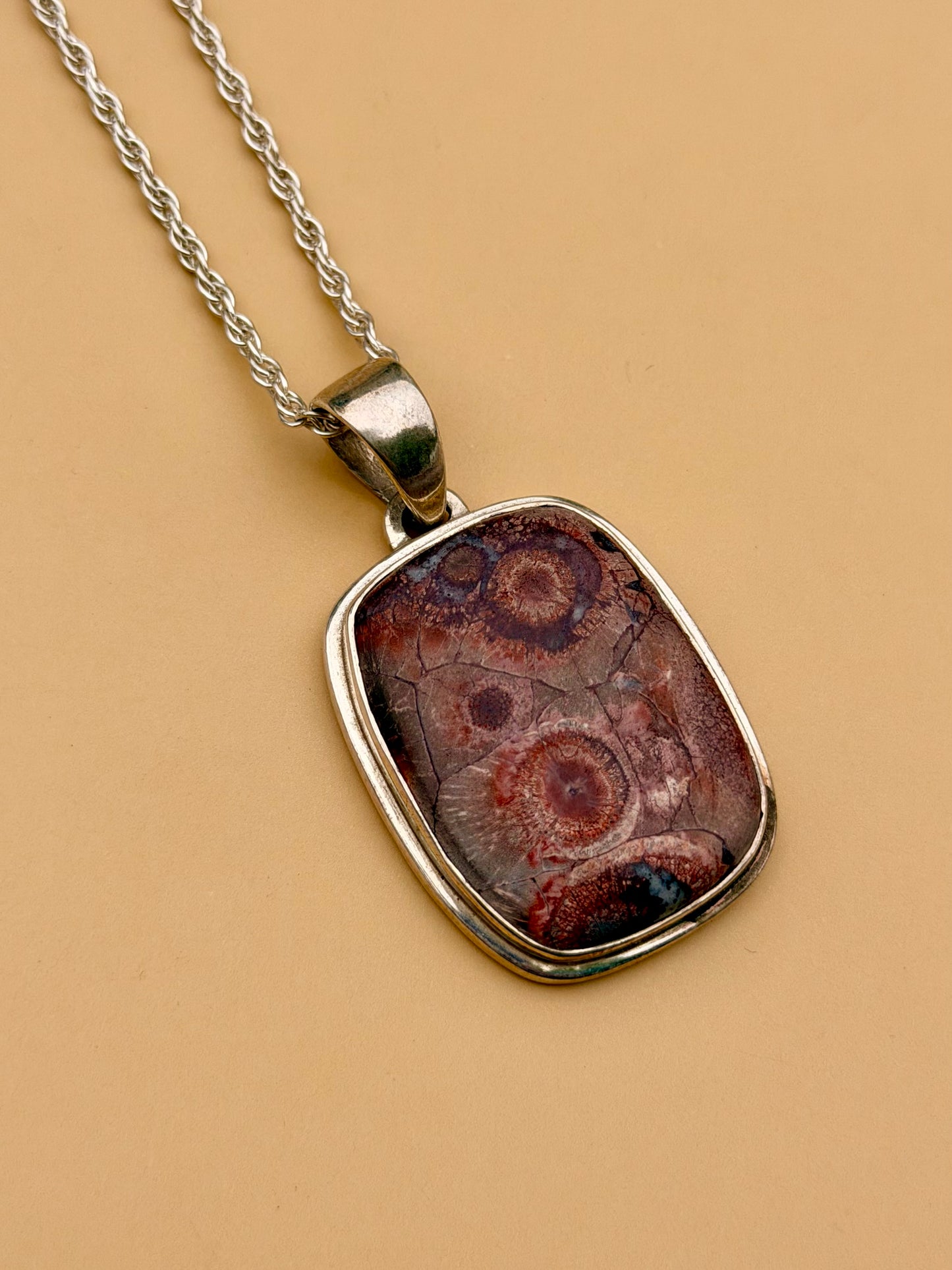 "Birdseye" Rhyolite Necklace