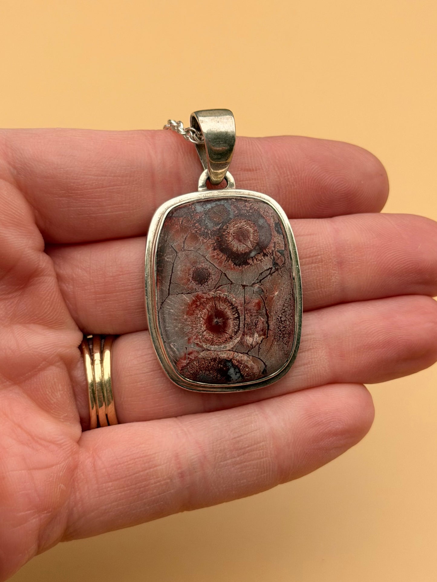"Birdseye" Rhyolite Necklace
