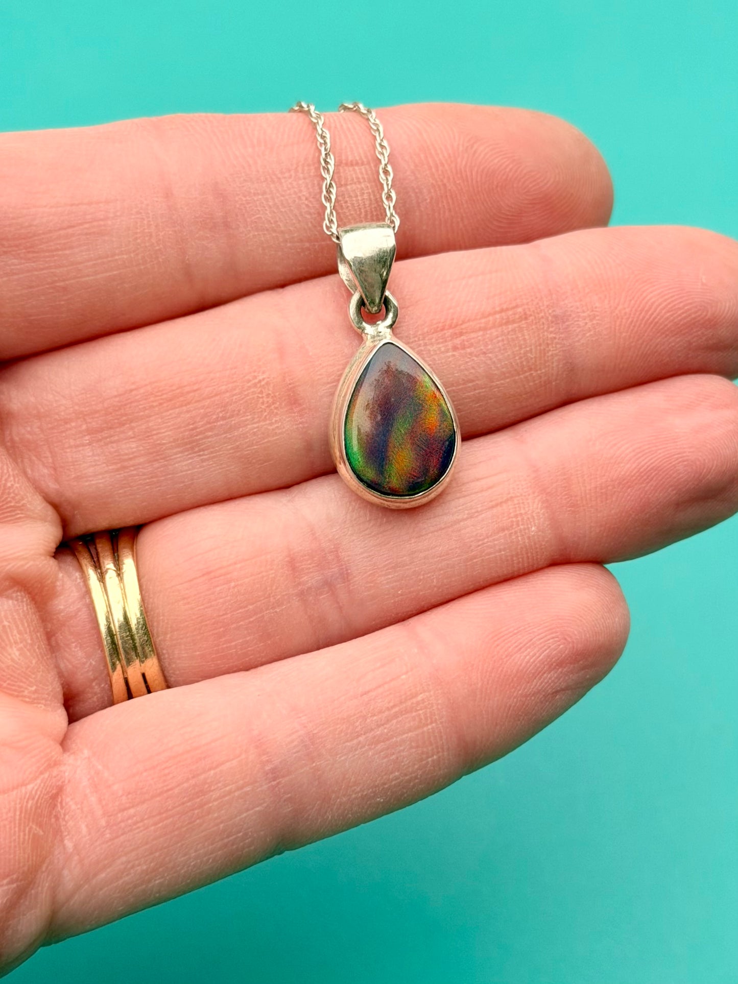 Aurora Opal Necklace