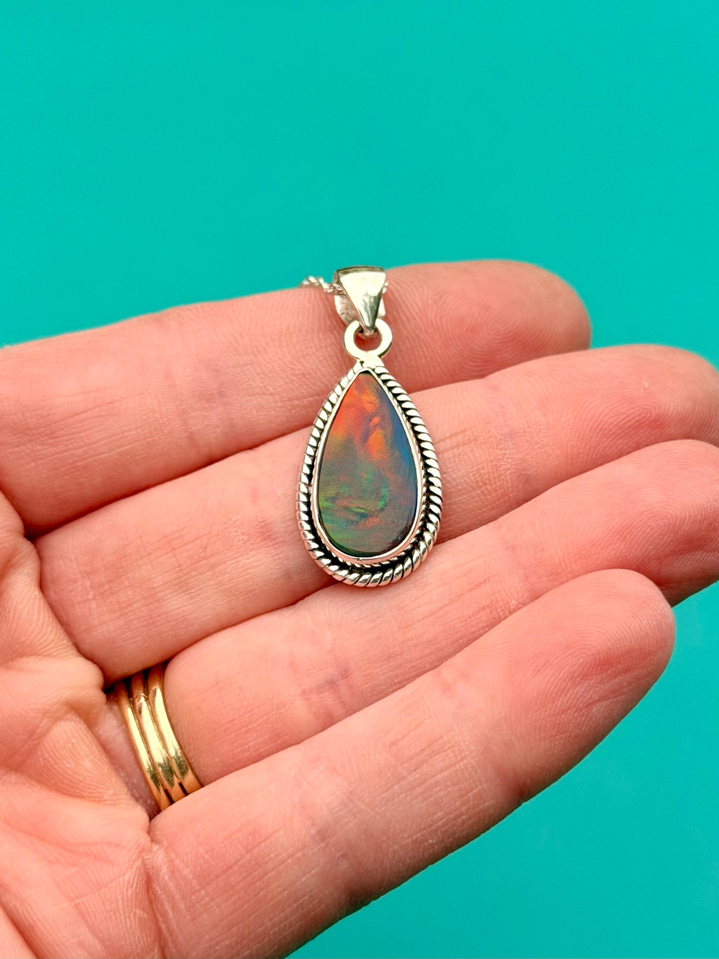 Aurora Opal Necklace