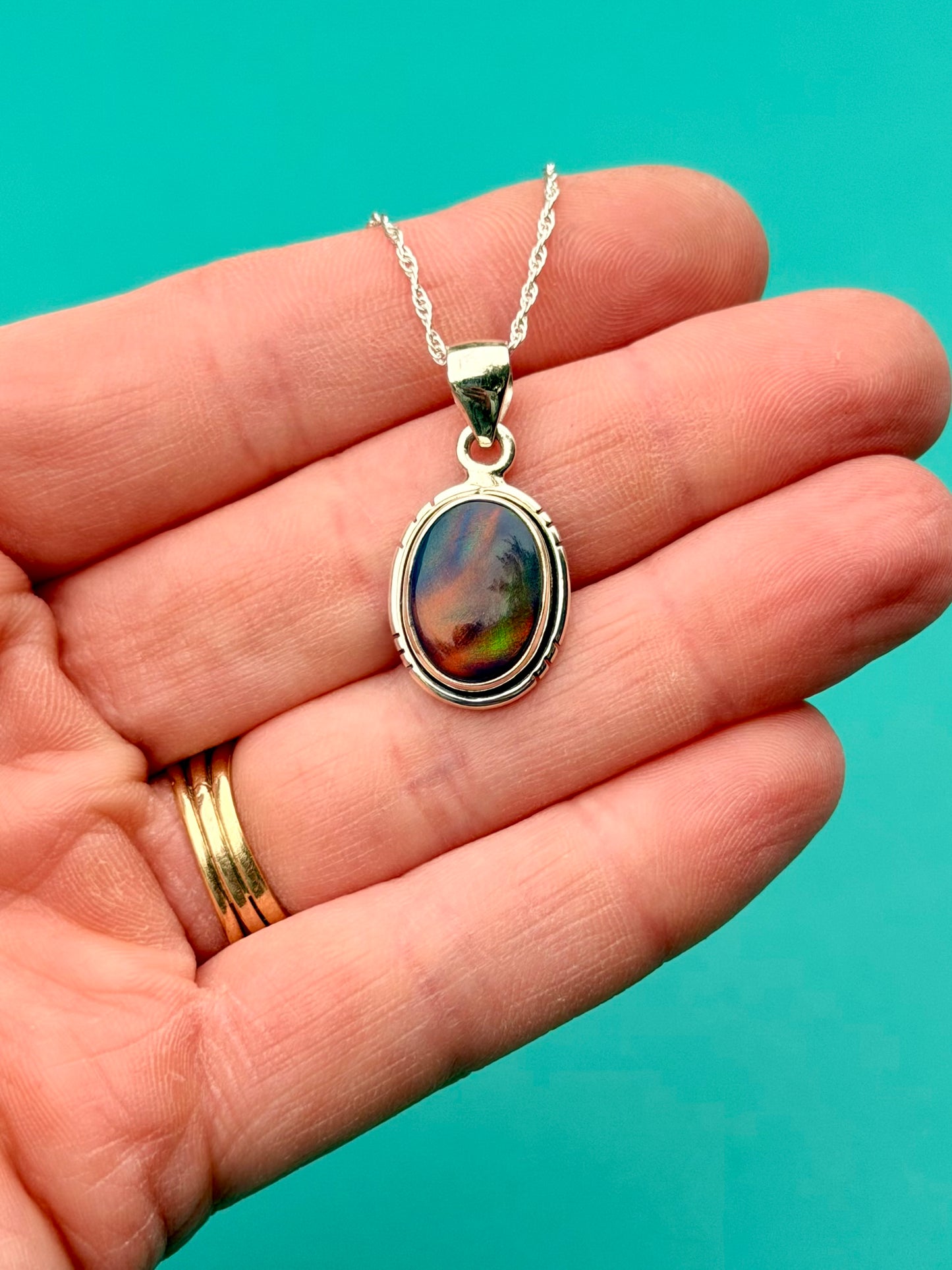 Aurora Opal Necklace