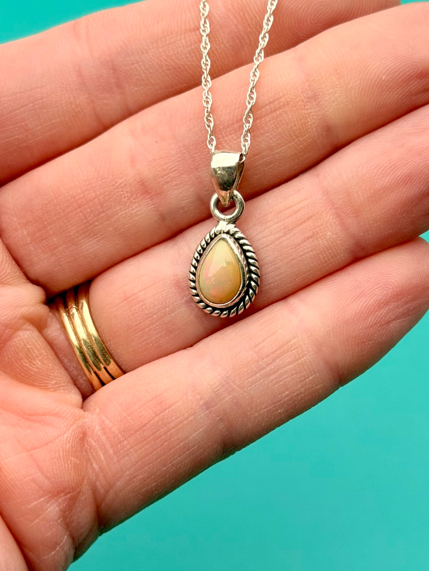Ethiopian Opal Everyday Stacker