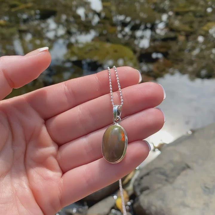 Golden Hour Opal Necklace