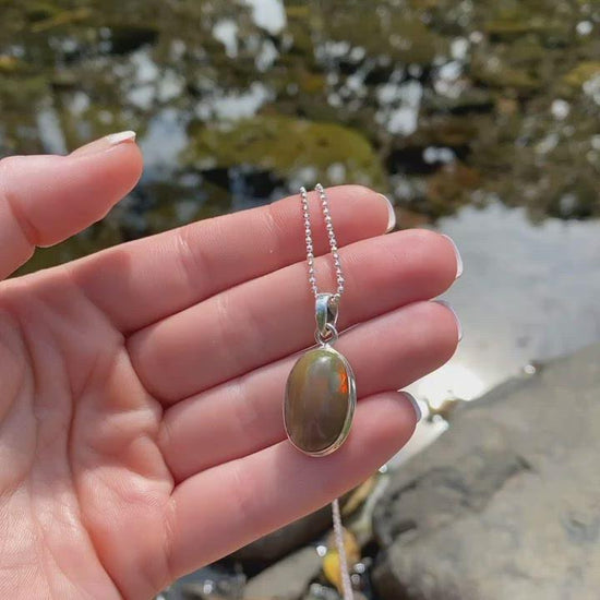 Golden Hour Opal Necklace