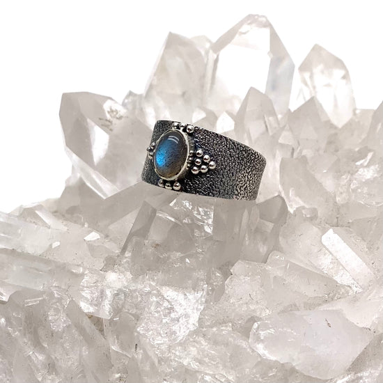 Thunderbird Labradorite Ring