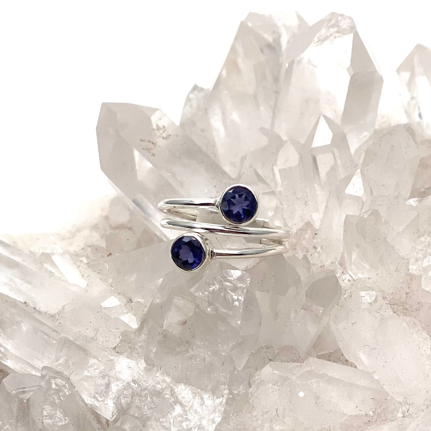 Double Trouble Tanzanite Ring