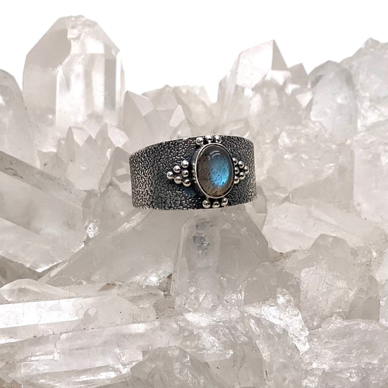 Thunderbird Labradorite Ring