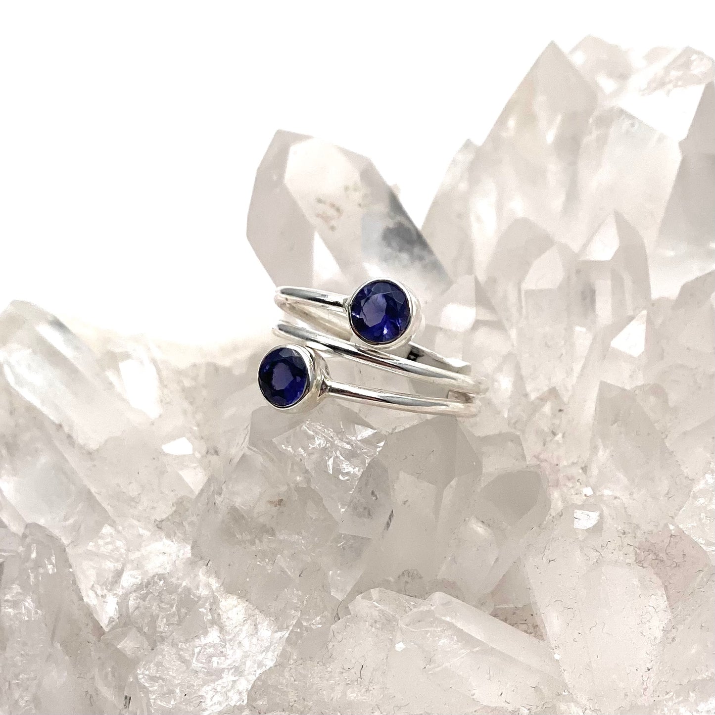 Double Trouble Tanzanite Ring