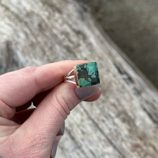 Riverside Turquoise Ring Size 8.5