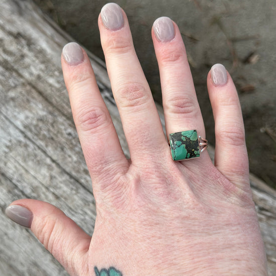 Riverside Turquoise Ring Size 8.5