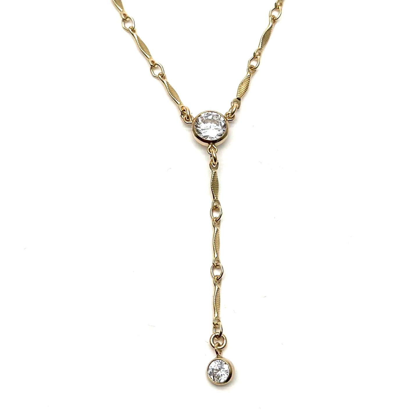 Muse CZ Gold Necklace