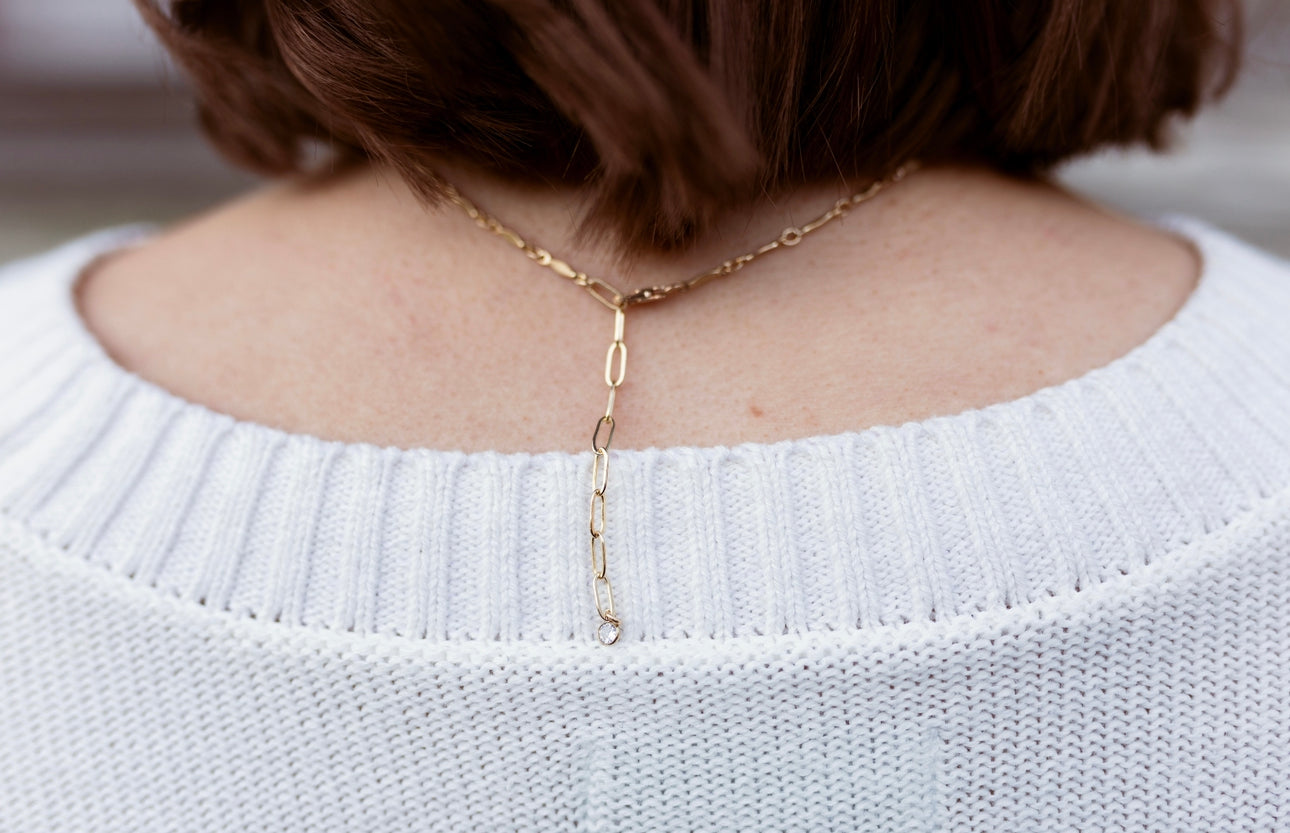 Muse CZ Gold Necklace