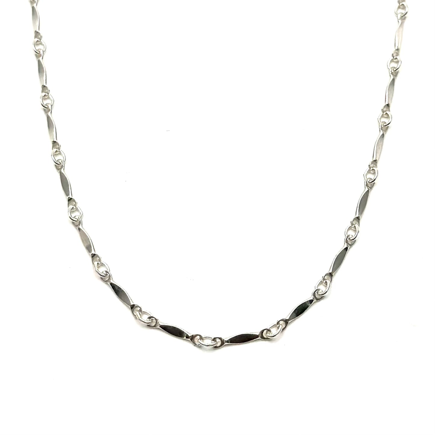 Silver Mini Bar Necklace