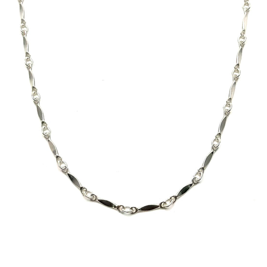 Load image into Gallery viewer, Silver Mini Bar Necklace
