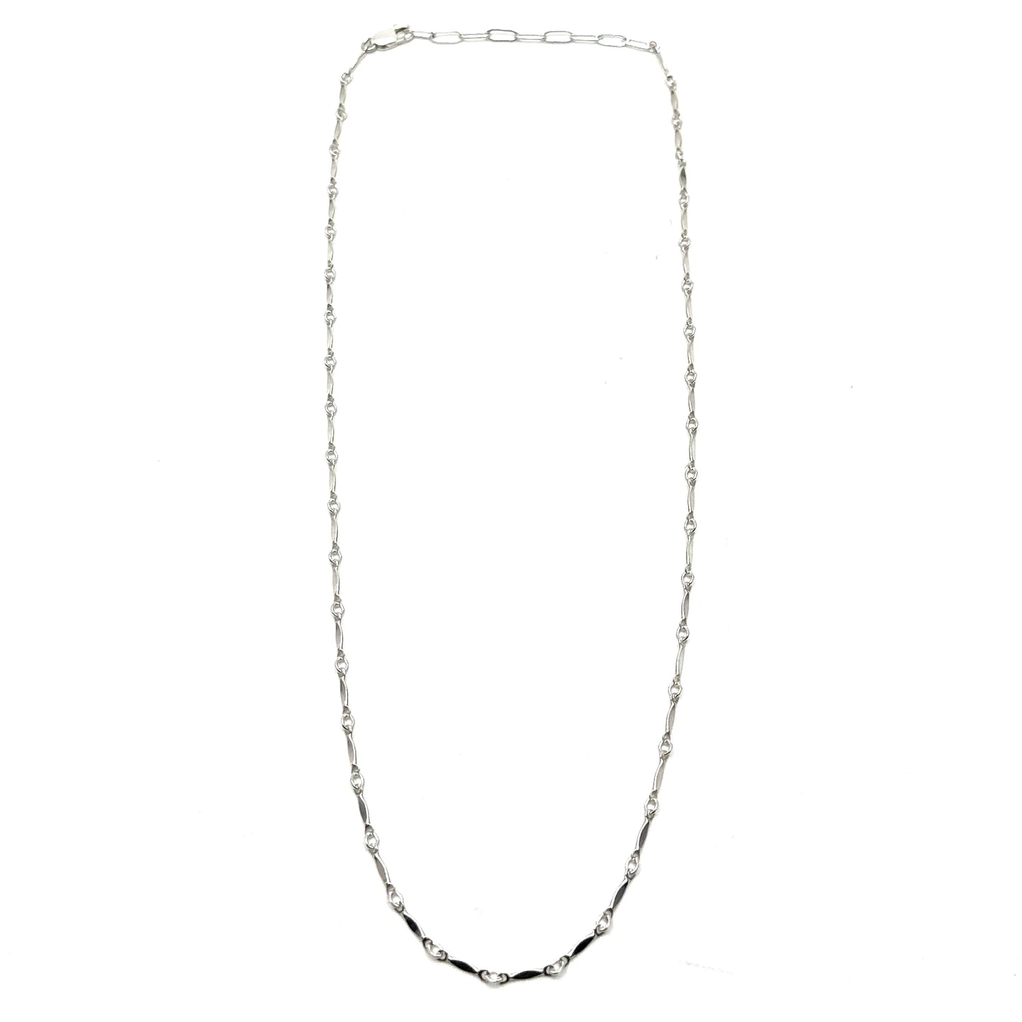 Silver Mini Bar Necklace