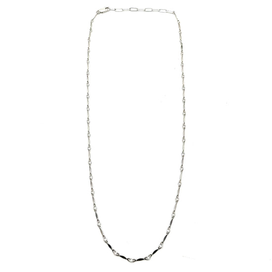 Load image into Gallery viewer, Silver Mini Bar Necklace
