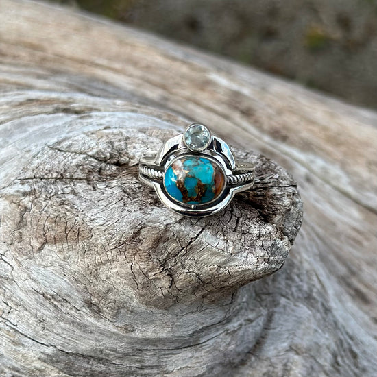 Load image into Gallery viewer, Southwest Turquoise Ring
