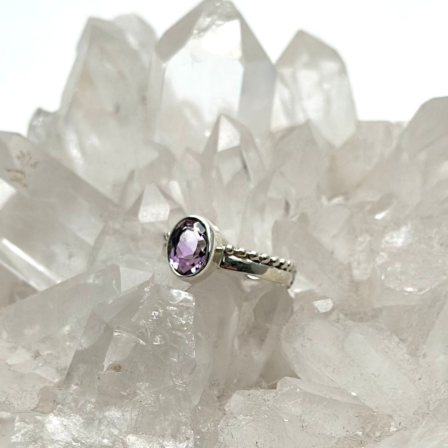 Sasha Amethyst Ring