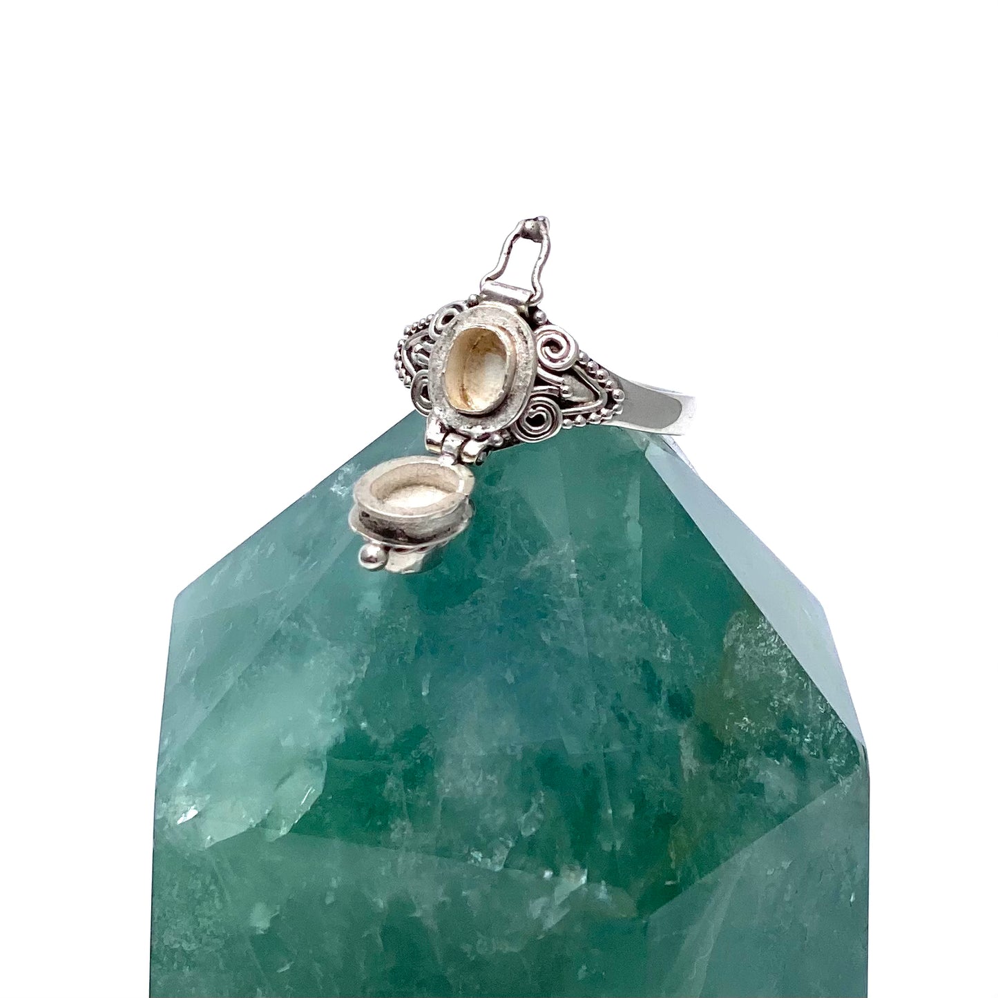 Peridot Poison Ring