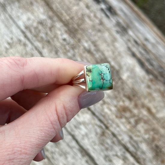 Turquoise Trails Ring Size 9.5